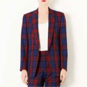 Topshop Tartan Blazer